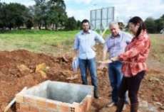 Laranjeiras - Prefeita Sirlene Svartz realiza nova vistoria e acompanha evolução das obras da Santos Dumont