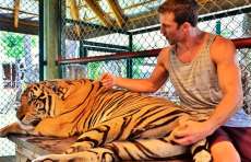 Lutador do UFC posta foto segurando test&iacute;culos de tigre e &eacute; criticado