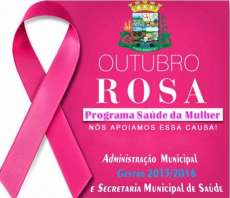 Porto Barreiro - Munic&iacute;pio se prepara para o Outubro Rosa, a luta contra o c&acirc;ncer de mama e colo de &uacute;tero