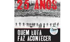 Hist&oacute;rico confronto entre policiais e professores completa 25 anos hoje