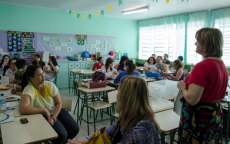 Pinh&atilde;o - Professores participam de mais uma etapa de capacita&ccedil;&atilde;o em parceria com a Unicentro