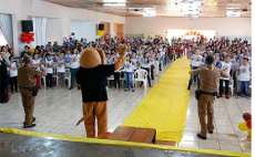 Palmital - Muita emo&ccedil;&atilde;o na formatura do Proerd