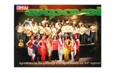 LEGENDA: Neste m&ecirc;s a Orquestra Guarani, se apresentou na 34&ordf; Expovel em Cascavel.