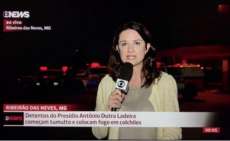 Rep&oacute;rter &eacute; agredida durante entrada ao vivo em cobertura de rebeli&atilde;o