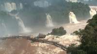 Vazão das Cataratas do Iguaçu está quatro vezes acima do normal