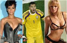 Mulher de goleiro argentino vai &lsquo;emprestar&rsquo; marido a Rihanna em caso de t&iacute;tulo