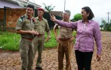 Laranjeiras - Prefeita Sirlene Svartz agiliza processo de instalação do Bombeiro Militar