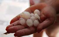 Laranjeiras - Cidade também foi atingida por granizo