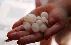 Laranjeiras - Cidade também foi atingida por granizo