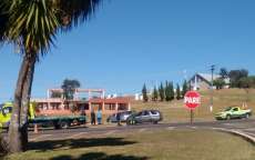 Laranjeiras - Acidente é registrado no trevo da BR-277
