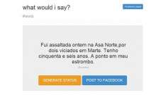 Aplicativo que gera status aleat&oacute;rio faz sucesso no Facebook