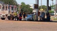 Quedas - Mais um veículo cai em rampa sem sinalização