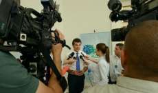 Gov. Beto Richa falando &agrave; imprensa