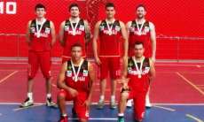 Pinh&atilde;o - Equipe de basquete masculino conquista tri campeonato