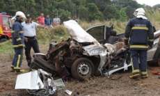 Ladr&atilde;o rouba carro, na fuga sofre acidente na PR-158 e morre