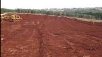 Quedas - Terraplanagem do terreno do IFPR está a todo vapor
