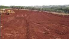 Quedas - Terraplanagem do terreno do IFPR est&aacute; a todo vapor