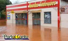 Campo Bonito - Cidade teve ruas completamente alagadas no &uacute;ltimo final de semana - Veja reportagem completa