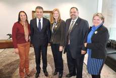 Porto Barreiro - Prefeita Marinez Crotti participa de reuni&atilde;o importante em Curitiba