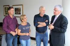 Guarania&ccedil;u - Prefeito apresenta pleitos ao Chefe da Casa Civil Valdir Rossoni