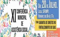 Pinh&atilde;o - Julho &eacute; m&ecirc;s de Confer&ecirc;ncia da Assist&ecirc;ncia Social