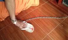 Usu&aacute;rio se acorrenta em casa pra ficar longe do crack, em Marmeleiro