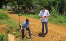 Laranjeiras - Programa de regularização fundiária avança com trabalhos de georeferenciamento