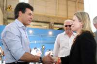 Richa e Gleisi se confrontam em inauguração de usina