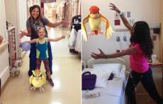 Crian&ccedil;as est&atilde;o saindo da cama para ca&ccedil;ar Pok&eacute;mons em hospital infantil