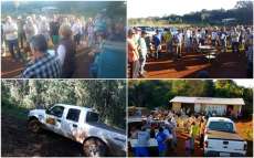 Rio Bonito - Incra visita e cadastra fam&iacute;lias do acampamento Antonio Conrado