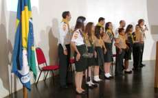 Guarania&ccedil;u - Desbravadores do grupo &ldquo;Desmond Doss&rdquo; realizaram cerim&ocirc;nia de Admiss&atilde;o de Len&ccedil;os