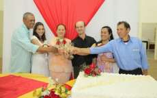 Ibema - Casamento comunit&aacute;rio no Civil re&uacute;ne casais, padrinhos, convidados e autoridades