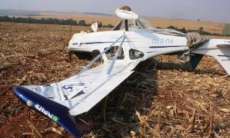 Avi&atilde;o tem pane e cai pr&oacute;ximo a Campo Mour&atilde;o no Paran&aacute;