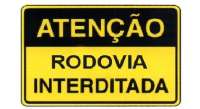 Virmond - BR 277 está totalmente interditada, chuvas abrem cratera na rodovia