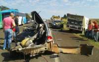 Acidente fatal ocorreu durante ultrapassagem na BR-277