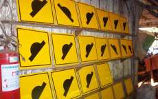 Palmital - Prefeitura est&aacute; confeccionando mais de 600 placas de tr&acirc;nsito