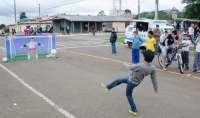 Pinh&atilde;o - Secretaria de esportes promoveu A pra&ccedil;a &eacute; Nossa