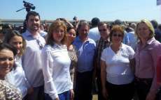 Porto Barreiro - Prefeita Marinez participa do lan&ccedil;amento da pedra fundamental do Hospital Regional em Guarapuava.