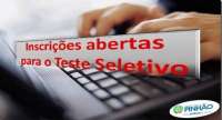 Pinh&atilde;o - Inscri&ccedil;&otilde;es abertas para o Teste Seletivo para profissionais de educa&ccedil;&atilde;o e sa&uacute;de