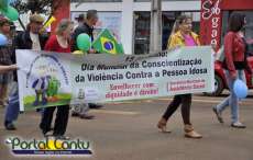 Rio Bonito - Dia Mundial de Combate &agrave; Viol&ecirc;ncia contra o Idoso &eacute; lembrado com passeata
