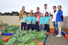 Laranjeiras - Em Florianópolis, comitiva apresenta resultados alcançados com projeto Hortas Escolares
