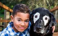 Garoto e cachorro com vitiligo viram amigos insepar&aacute;veis