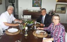 Almo&ccedil;o com Senador Requi&atilde;o