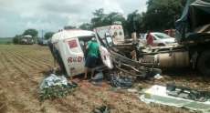 Grave acidente &eacute; registrado no PR 364 entre Palotina e Terra Roxa