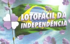 Lotof&aacute;cil da Independ&ecirc;ncia pode pagar R$85 milh&otilde;es hoje
