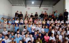 Nova Laranjeiras - Projeto da Banda municipal nas Escolas do Munic&iacute;pio continua