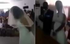 Amante invade casamento usando vestido igual ao da noiva
