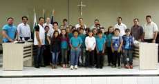 Guarania&ccedil;u - Alunos da Escola Jorge Pio assistem sess&atilde;o do Poder Legislativo