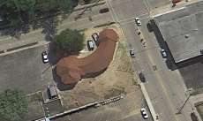 Imagem de sat&eacute;lite revela igreja no formato de &oacute;rg&atilde;o sexual