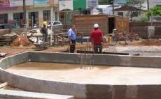 Guarania&ccedil;u - &Aacute;rea Urbana recebe servi&ccedil;os de melhorias nas tr&ecirc;s principais pra&ccedil;as da cidade
